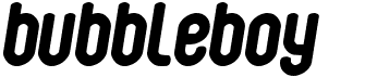 preview image of the Bubbleboy font