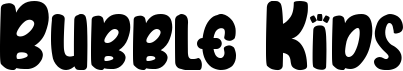 preview image of the Bubble Kids font