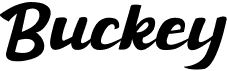 preview image of the Buckey font