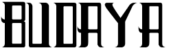 preview image of the Budaya font