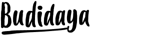 preview image of the Budidaya font