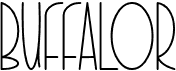 preview image of the Buffalor font