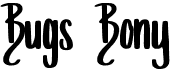 preview image of the Bugs Bony font