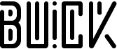 preview image of the Buick font