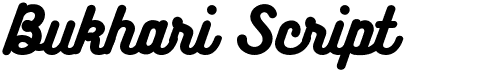 preview image of the Bukhari Script font