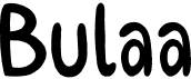 preview image of the Bulaa font