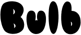 preview image of the Bulb font