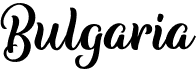 preview image of the Bulgaria font