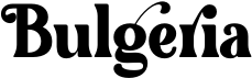 preview image of the Bulgeria font