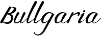 preview image of the Bullgaria font
