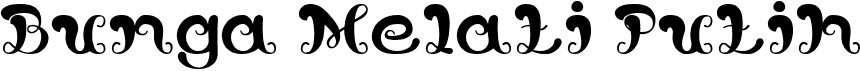 preview image of the Bunga Melati Putih font