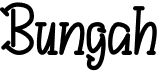 preview image of the Bungah font