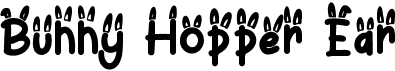 preview image of the Bunny Hopper Ear font