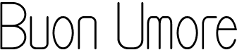 preview image of the Buon Umore font