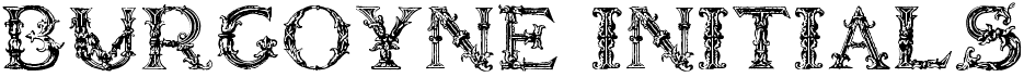 preview image of the Burgoyne Initials font