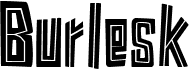preview image of the Burlesk font
