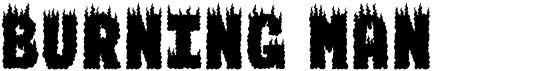 preview image of the Burning Man font