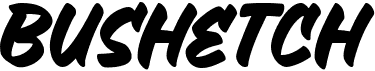 preview image of the Bushetch font