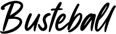 preview image of the Busteball font