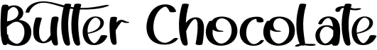 preview image of the Butter Chocolate font