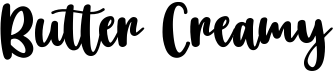 preview image of the Butter Creamy font
