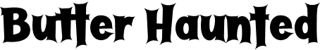 preview image of the Butter Haunted font