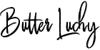 preview image of the Butter Luchy font
