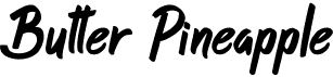 preview image of the Butter Pineapple font