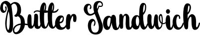 preview image of the Butter Sandwich font