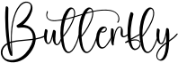 preview image of the Butterfly font