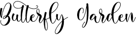 preview image of the Butterfly Garden font