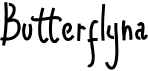 preview image of the Butterflyna font