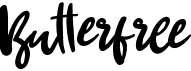 preview image of the Butterfree font