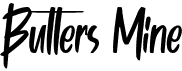 preview image of the Butters Mine font
