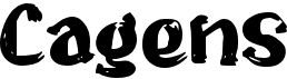 preview image of the c Cagens font