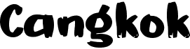 preview image of the c Cangkok font