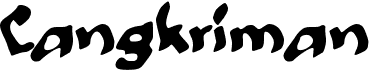preview image of the c Cangkriman font
