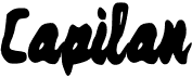 preview image of the c Capilan font