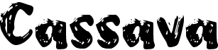 preview image of the c Cassava font