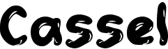 preview image of the c Cassel font