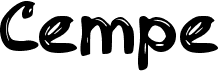 preview image of the c Cempe font