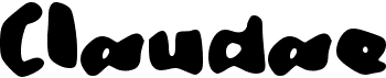 preview image of the c Claudae font