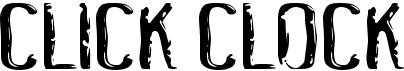 preview image of the c Click Clock font