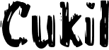 preview image of the c Cukil font