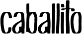 preview image of the Caballito font