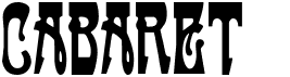 preview image of the Cabaret font