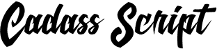 preview image of the Cadass Script font