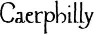 preview image of the Caerphilly font