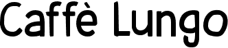 preview image of the Caffè Lungo font