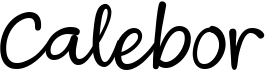 preview image of the Calebor font